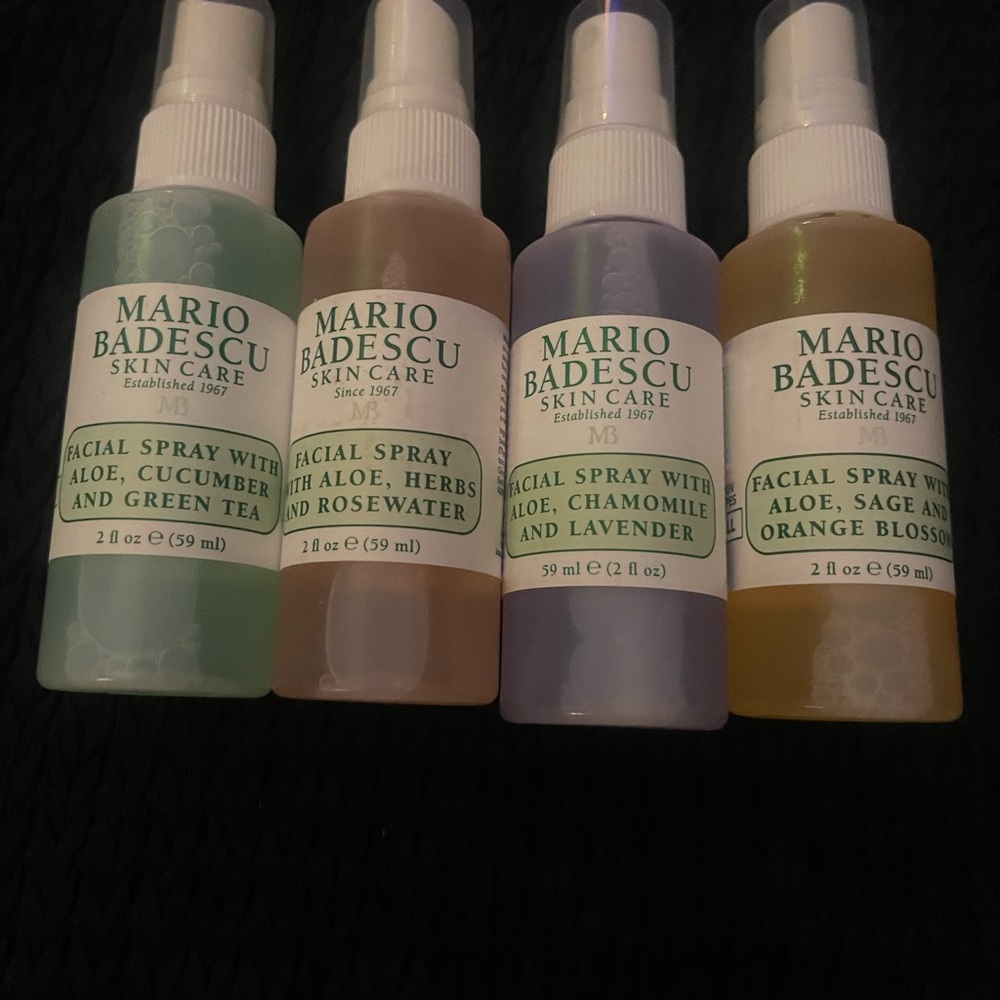 Mario Badescu Facial Spray Collection - Green, Pink, Purple, Orange